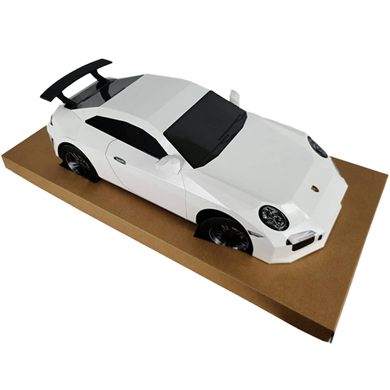 紙紮白保時捷GT3