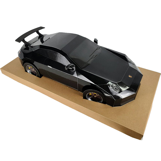 紙紮黑保時捷GT3