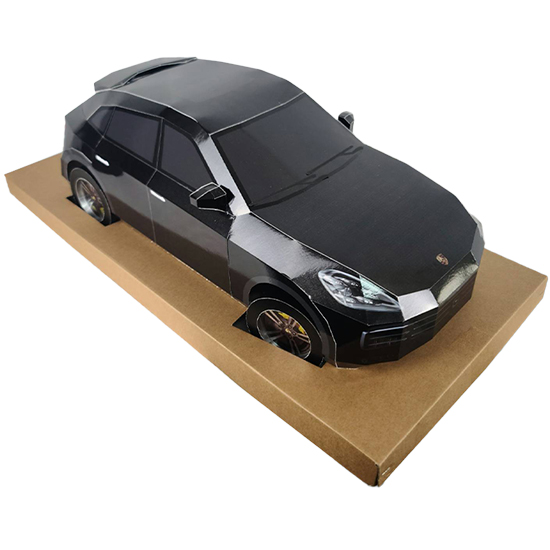 紙紮保時捷黑凱燕