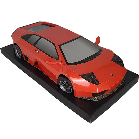 紙紮紅藍寶基尼